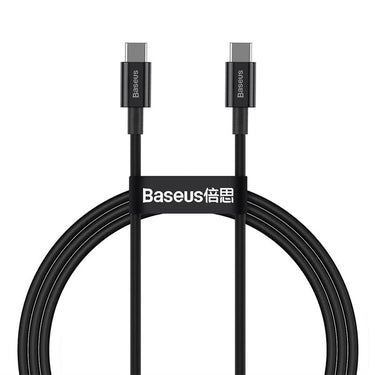 Baseus Superior Series Fast Charging Data Cable USB-C to USB-C 100W 1Meter - Black